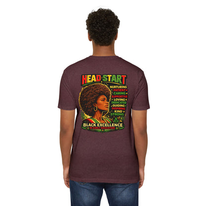Head Start Black Excellence T-Shirt — Afrocentric Inspirational Graphic Tee
