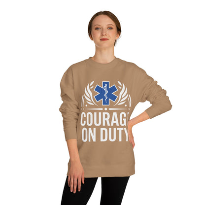 Courage On Duty EMS Sweatshirt – Paramedic & EMT Tribute Crewneck