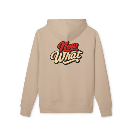 Now What Hoodie — Retro Script Graphic Pullover