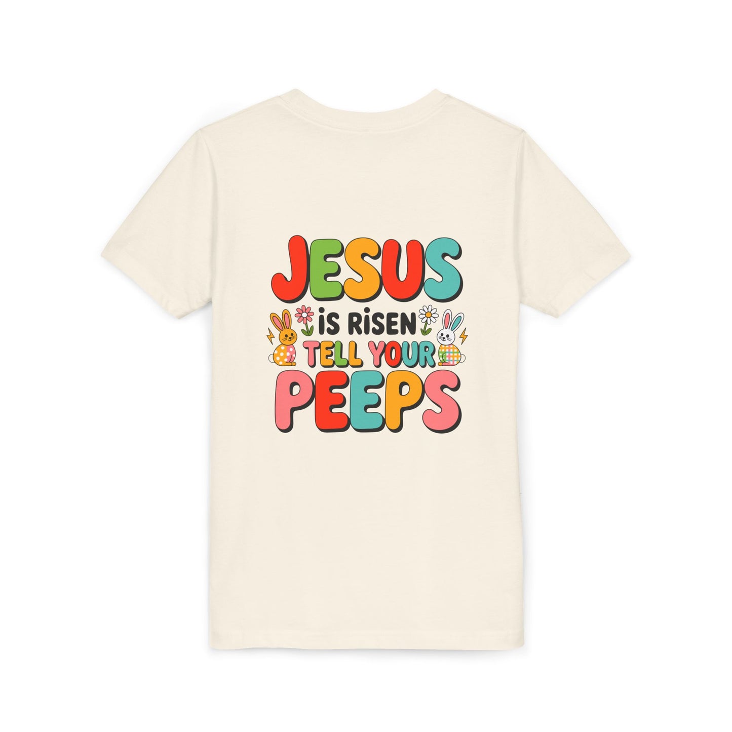 Youth Tee - "Jesus Is Risen, Tell Your Peeps" Easter Kids Shirt