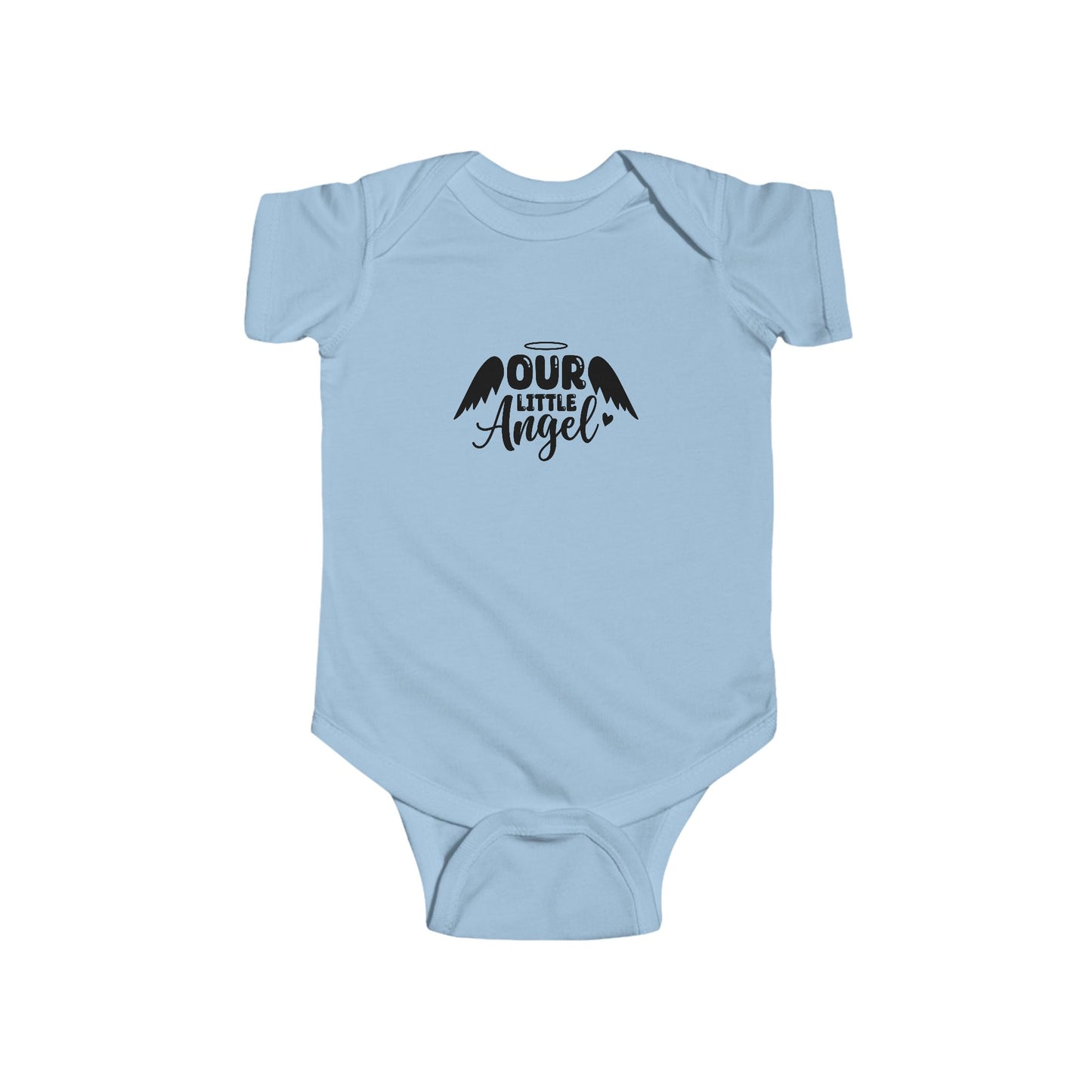 Infant Bodysuit - "Our Little Angel" Baby Onesie with Angel Wings (Newborn Gift)