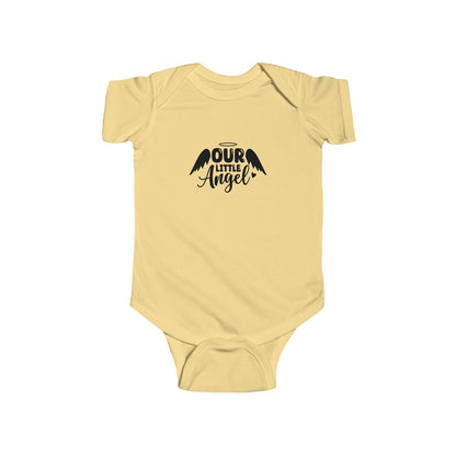 Infant Bodysuit - "Our Little Angel" Baby Onesie with Angel Wings (Newborn Gift)