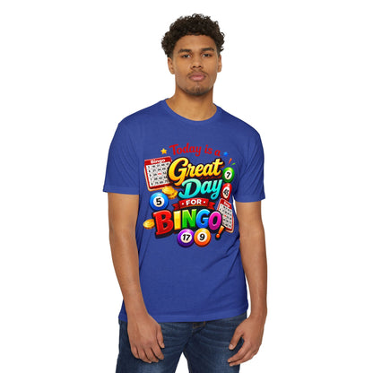 Bingo T-Shirt — "Today Is a Great Day for Bingo" Retro Game Night Tee