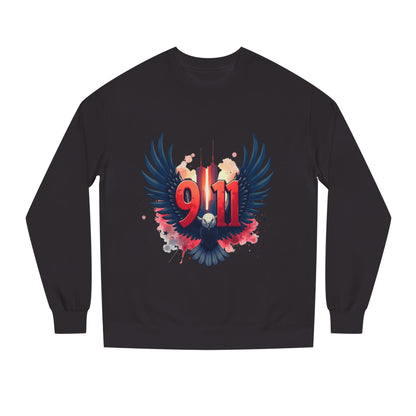 9/11 Memorial Sweatshirt – Eagle Wings Tribute Crewneck