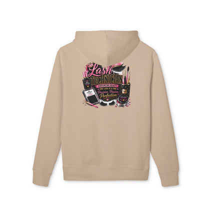 Lash Technician Hoodie — Makeup & Eyelash Artist Graphic Pullover