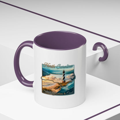 Coastal Lighthouse Coffee Mug – From Mountains to Coast Accent Mug