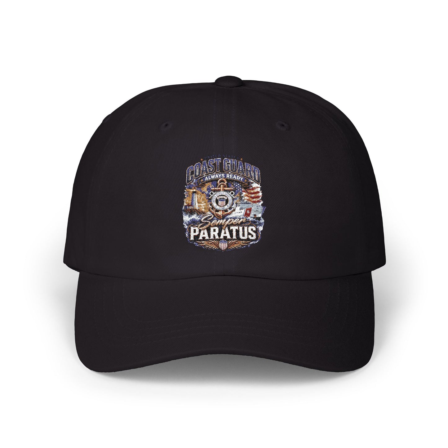 Coast Guard Paratus Embroidered Dad Cap