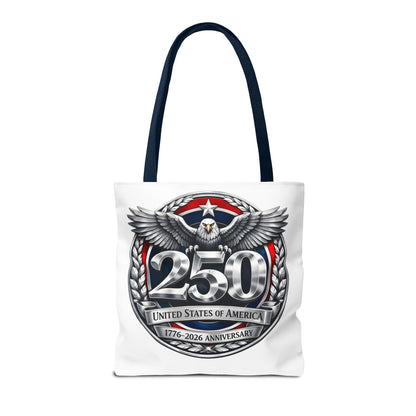 250th USA Anniversary Tote Bag — Patriotic Eagle 1776–2026 Commemorative Tote