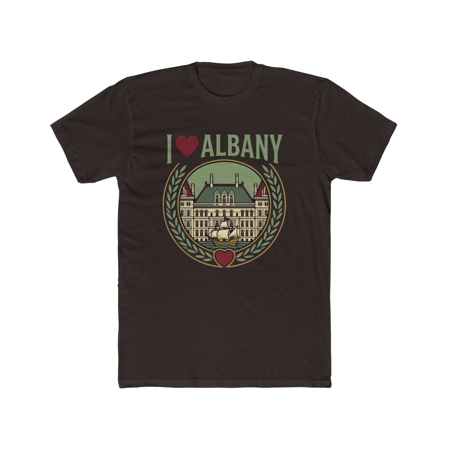 I  Albany T‑Shirt — Vintage Capitol Building City Pride Tee