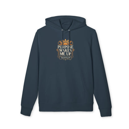 Purpose Wakes Me Up Hoodie — Inspirational Bishop Design
