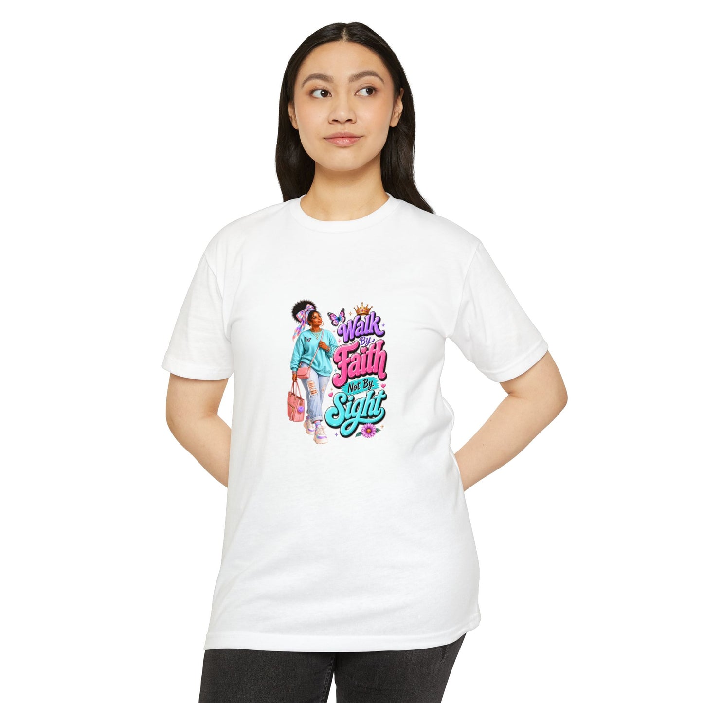 Faith Graphic T-Shirt — “Walk by Faith, Not by Sight” Inspirational Tee
