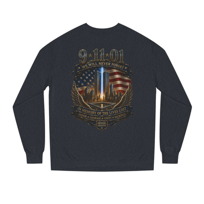 9/11 Never Forget Memorial Sweatshirt – In Memory of the Lives Lost