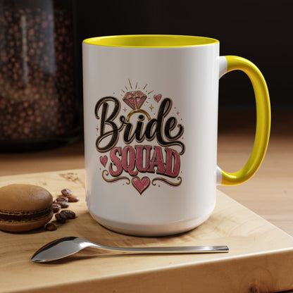 Bride Squad Coffee Mug — Bachelorette Party Gift, Bridal Shower Accent Mug