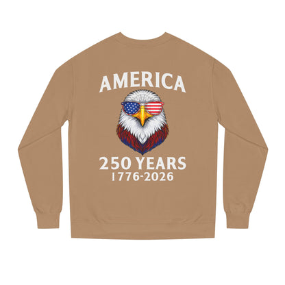 America 250 Years Sweatshirt — 1776–2026 Patriotic Eagle Crewneck
