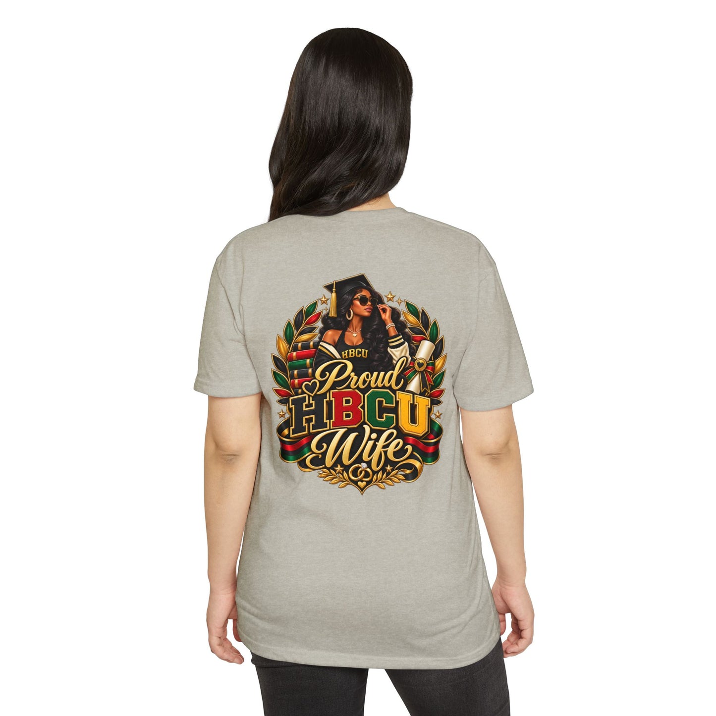 Proud HBCU Wife T-Shirt — Graduation Tribute Tee for HBCU Spouses