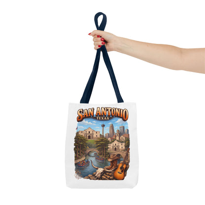 San Antonio Texas Tote Bag — Riverwalk Landmark Travel Souvenir