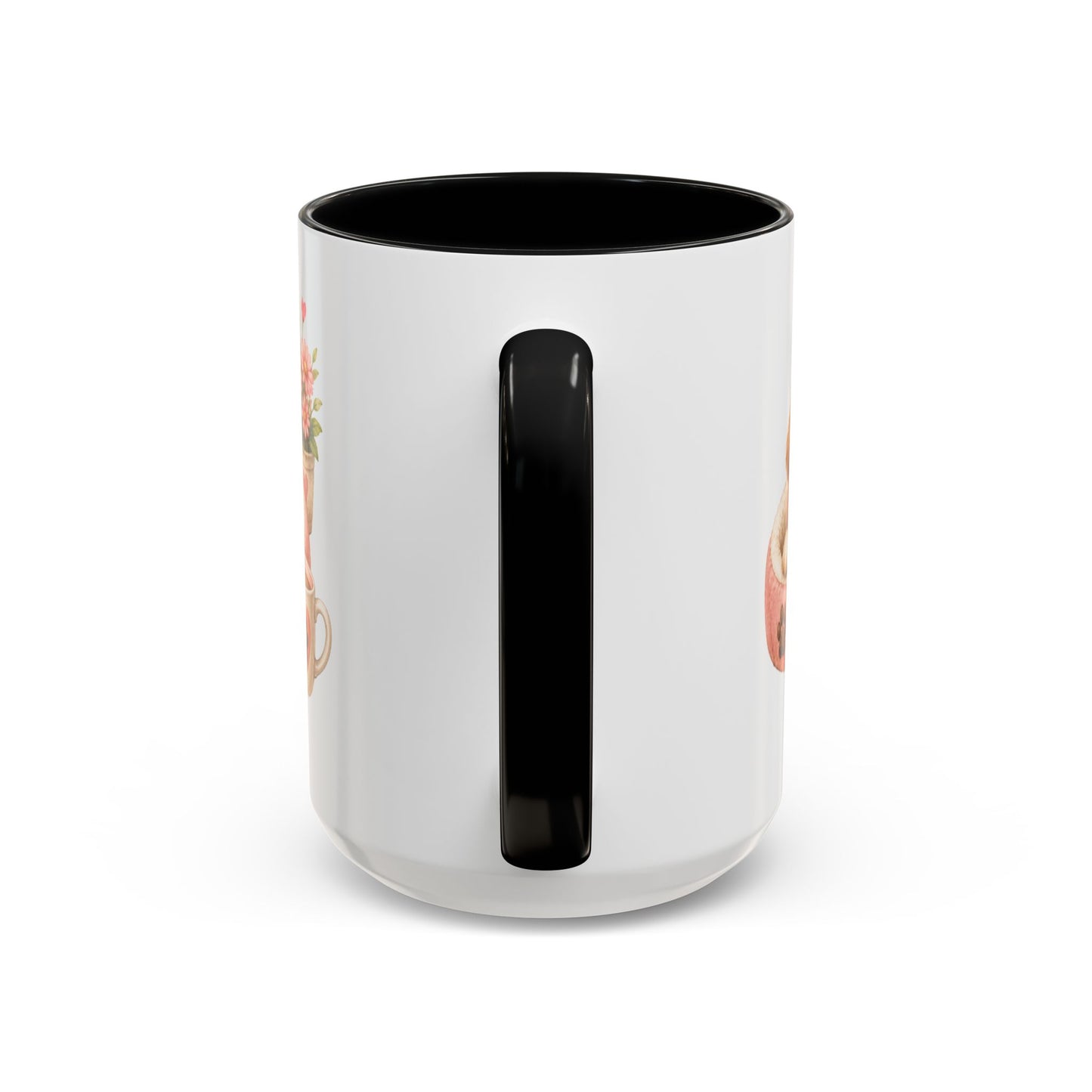 Puppy Love Coffee Mug — Cute Dog Heart Accent Mug (11/15oz)