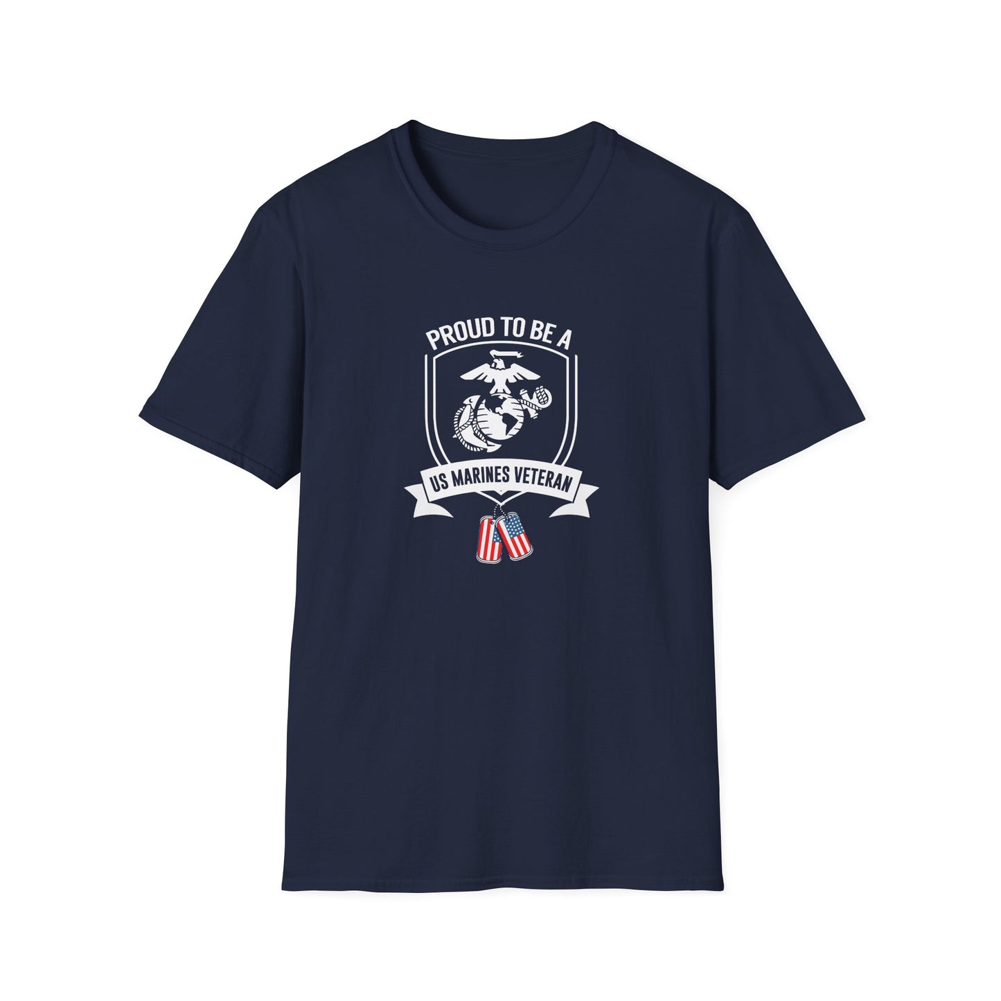 Proud to Be a Us Marines Veteran T-Shirt