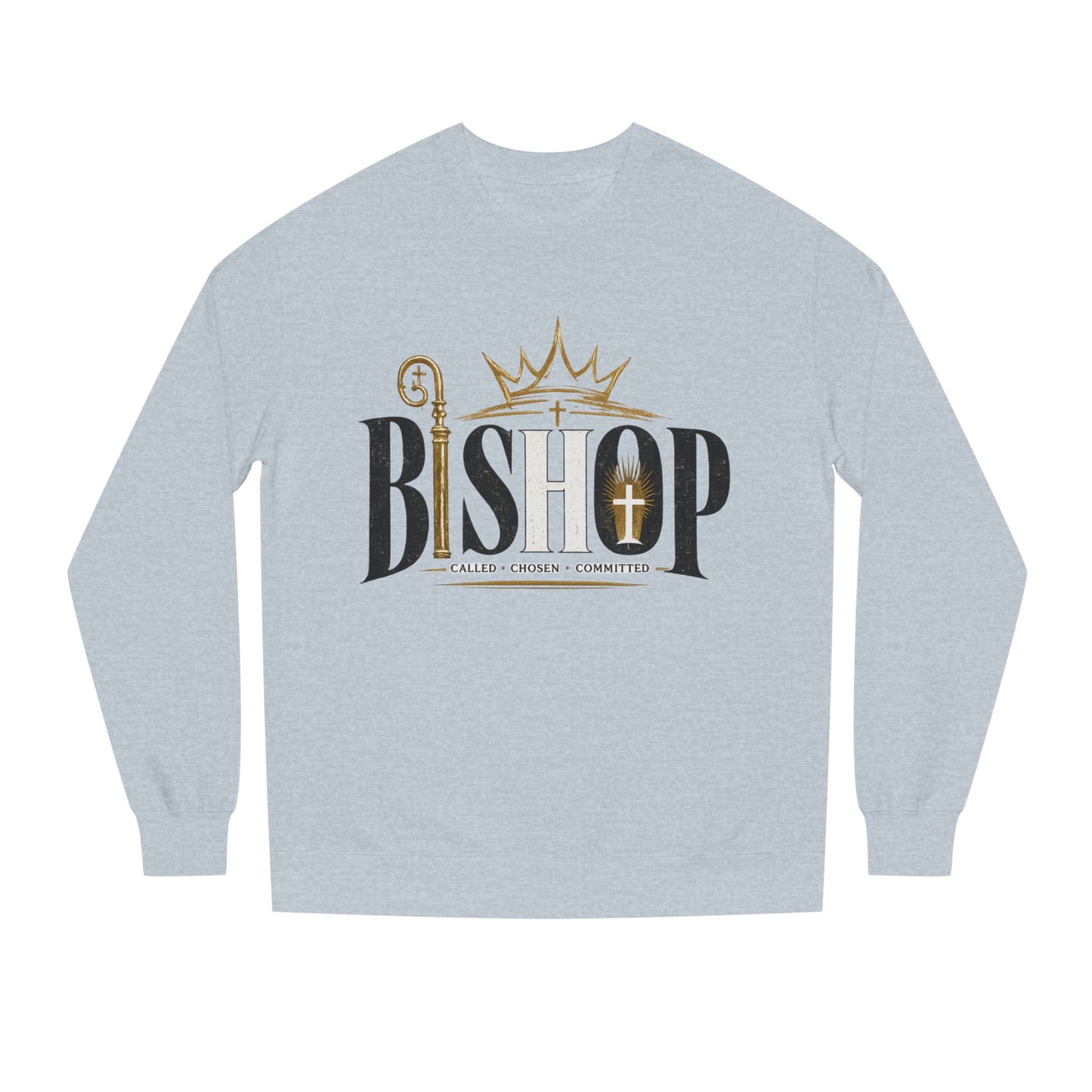Bishop Crewneck Sweatshirt — Crown & Crosier Church Apparel