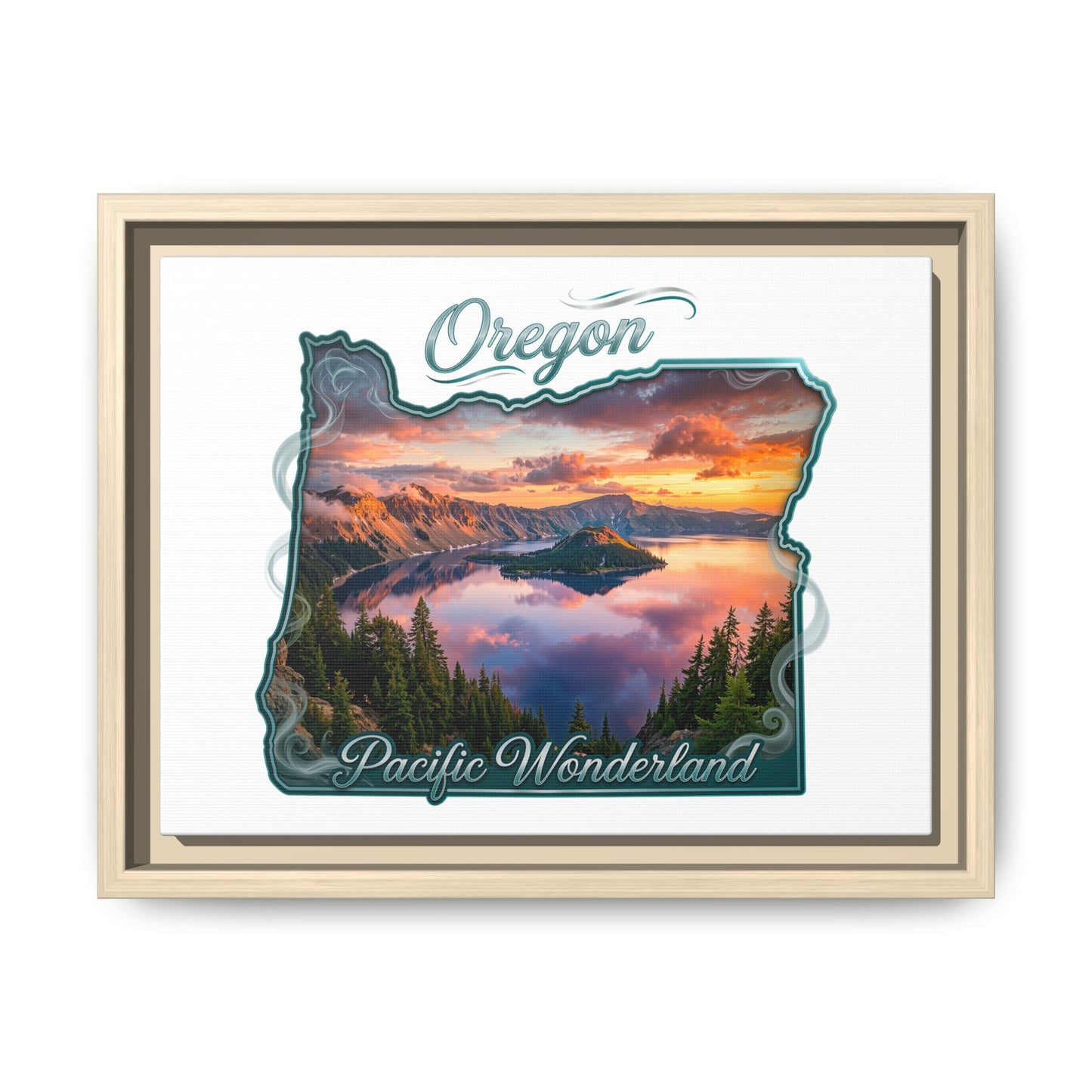Matte Canvas, Framed (Multi-color)