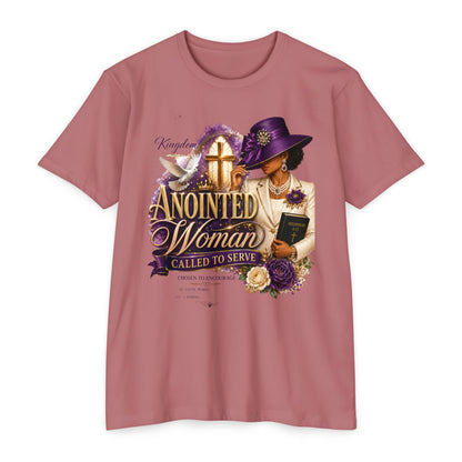 Anointed Woman T-Shirt — "Called to Serve" Christian Faith Tee