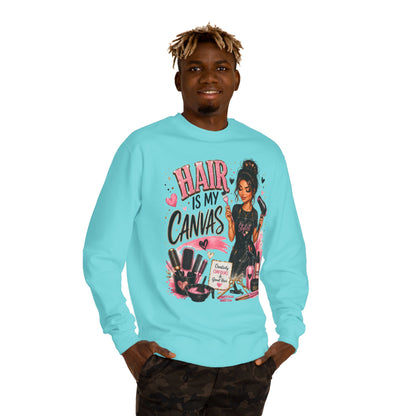 Hair Is My Canvas Sweatshirt