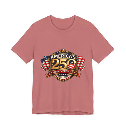 America's 250th Anniversary T-Shirt – 1776–2026 Patriotic USA Flag Tee