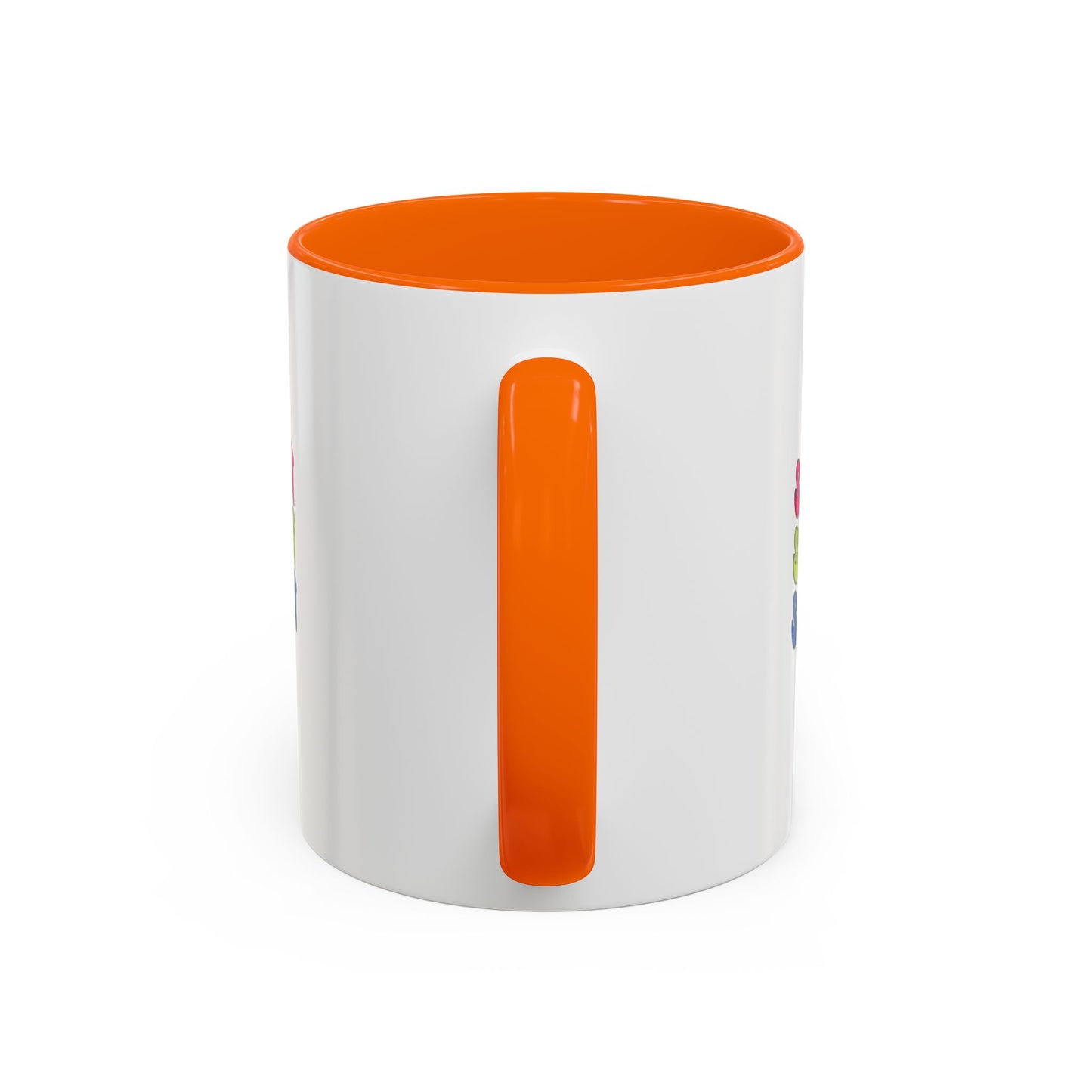 Six Seven Retro Accent Coffee Mug — Colorful 11/15oz Ceramic Tea Cup