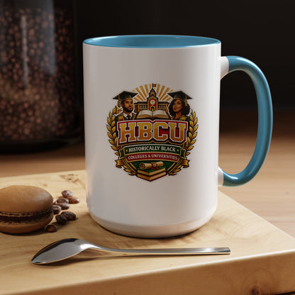 HBCU Pride Accent Coffee Mug — Historically Black Colleges & Universities Graduation Gift