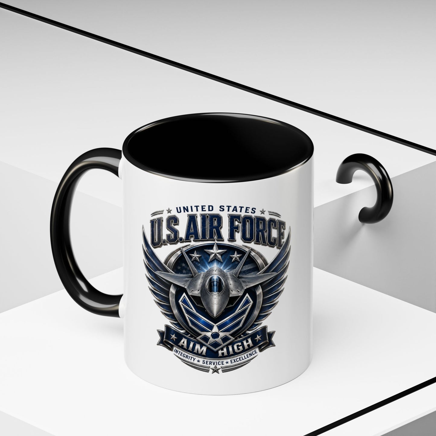 U.S. Air Force Aim High Accent Coffee Mug (11/15oz)