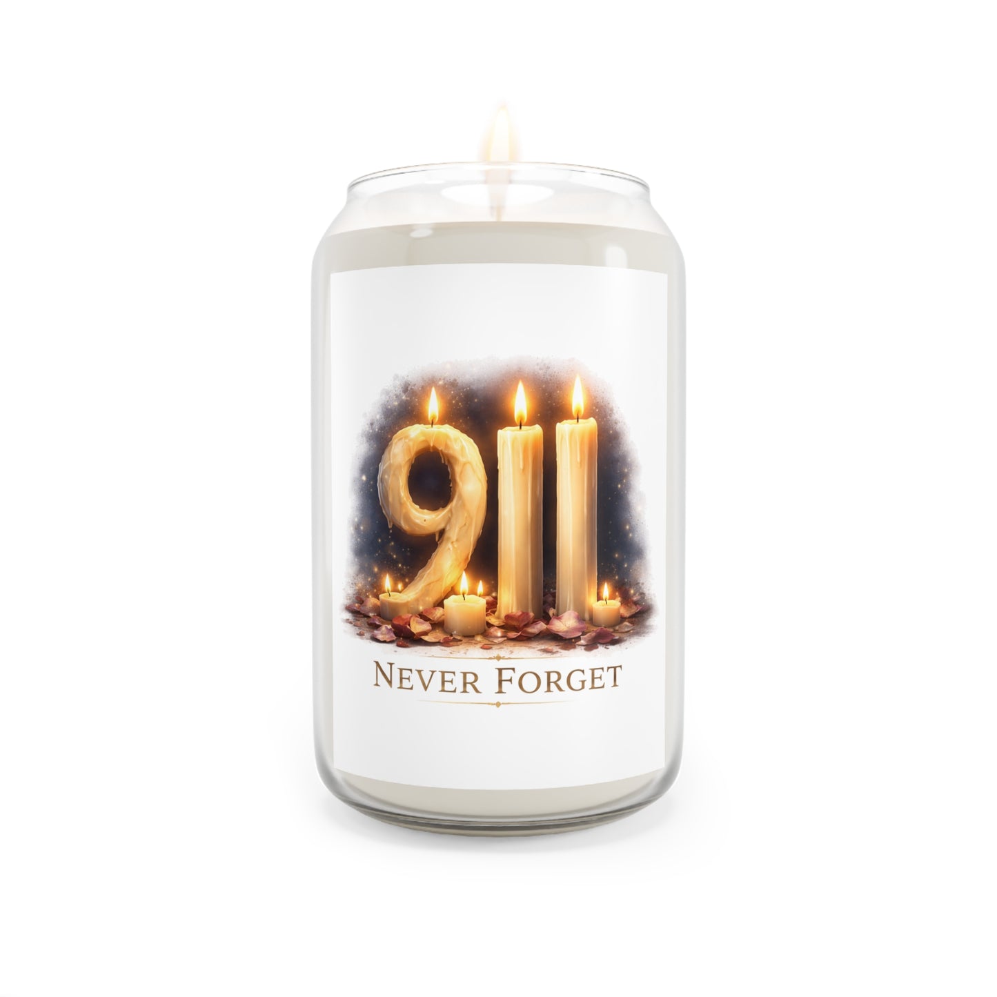 9/11 'Never Forget' Memorial Soy Candle — 13.75 oz
