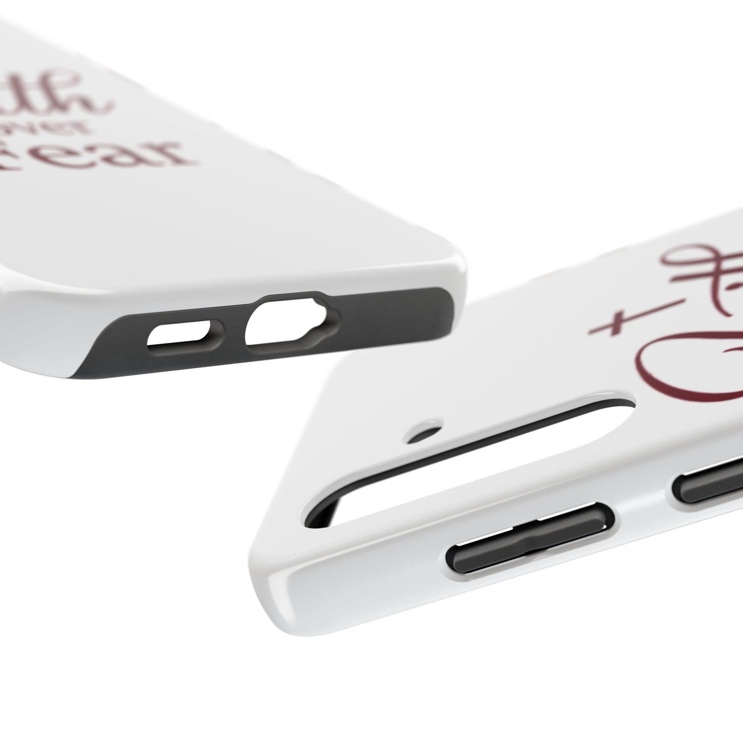 Faith Over Fear Tough Phone Case — Christian Inspirational Protective Phone Cover
