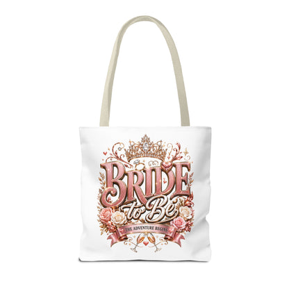 Bride-to-Be Floral Tote Bag - Bachelorette Gift & Bridal Shower Accessory