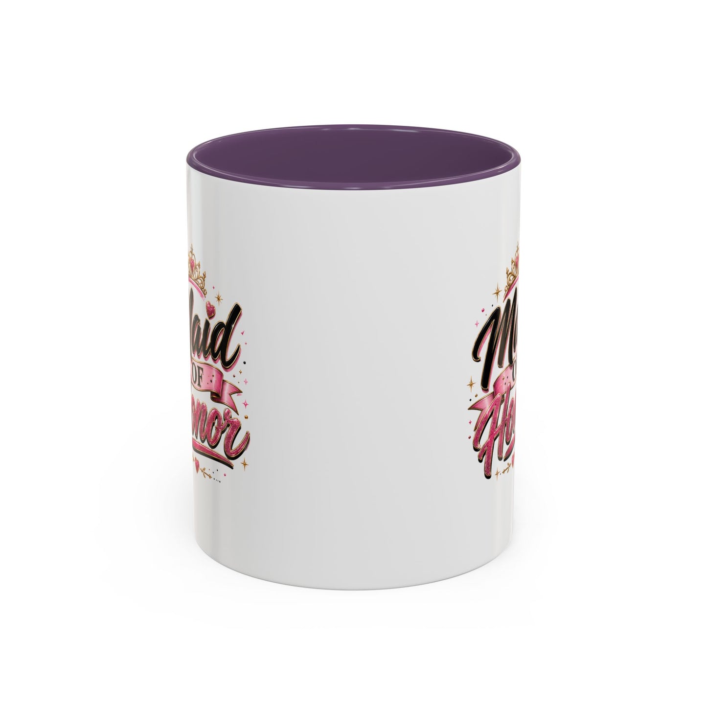 Maid of Honor Accent Coffee Mug — Bridal Party Gift (11/15oz)