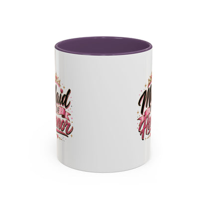 Maid of Honor Accent Coffee Mug — Bridal Party Gift (11/15oz)