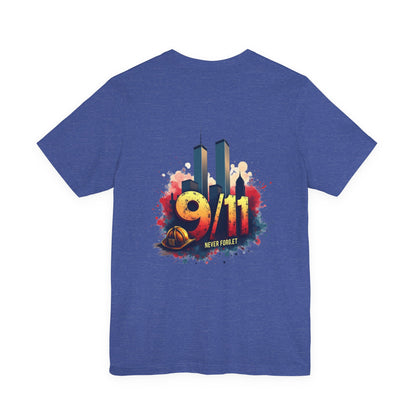 9/11 Memorial T-Shirt — Never Forget Tribute Tee