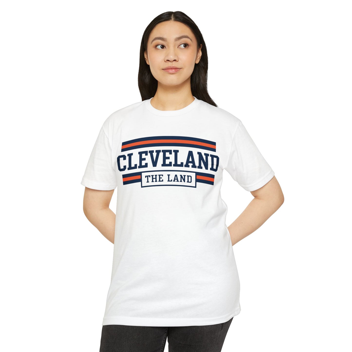 Cleveland "The Land" Retro Striped Tee