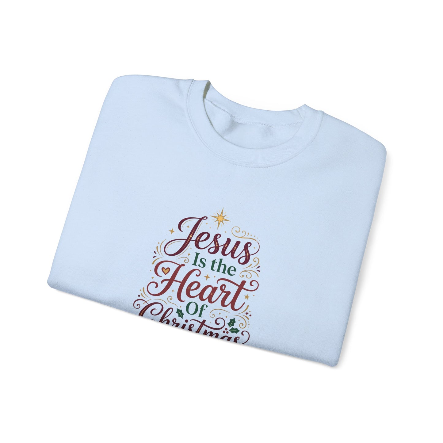 Jesus Is the Heart of Christmas  Sweatshirt