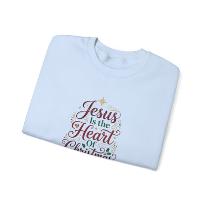 Jesus Is the Heart of Christmas  Sweatshirt