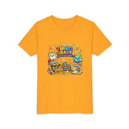 Third Grade Kids Tee — "Third Grade Out of the Classroom" Back-to-School Youth Shirt