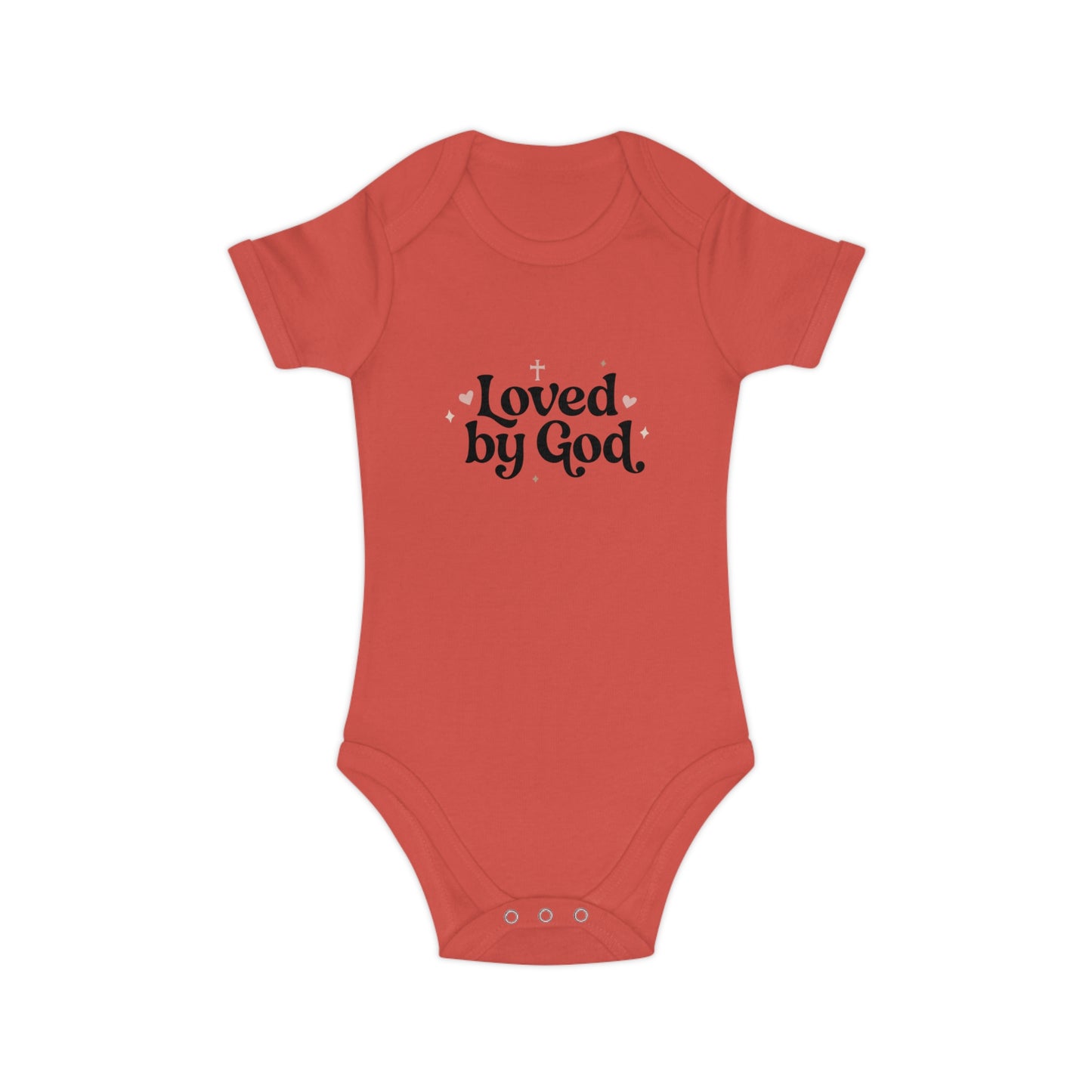 Loved by God Baby Bodysuit - Christian Infant Onesie