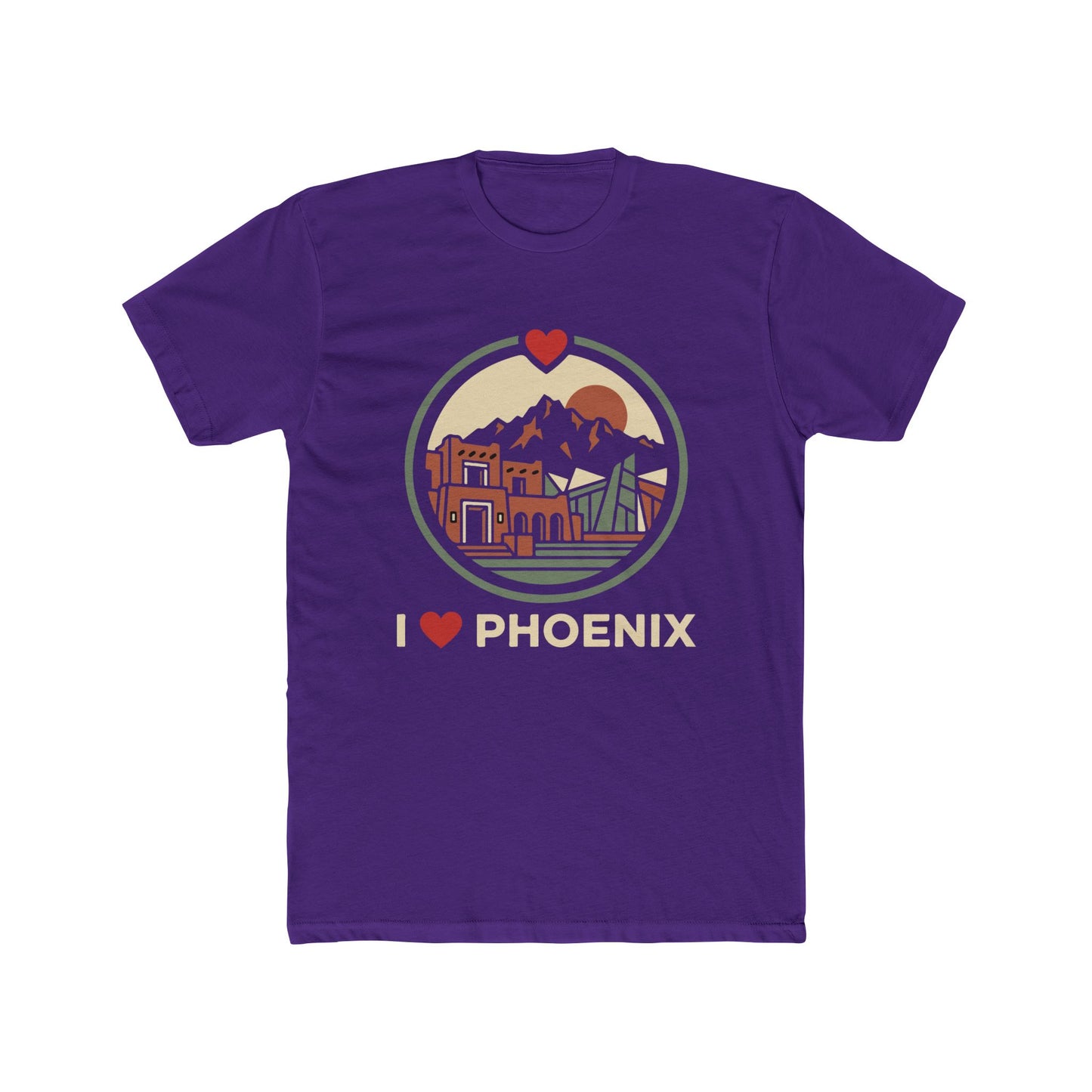 I  Phoenix Retro Skyline Tee — Vintage Arizona City Pride T-Shirt