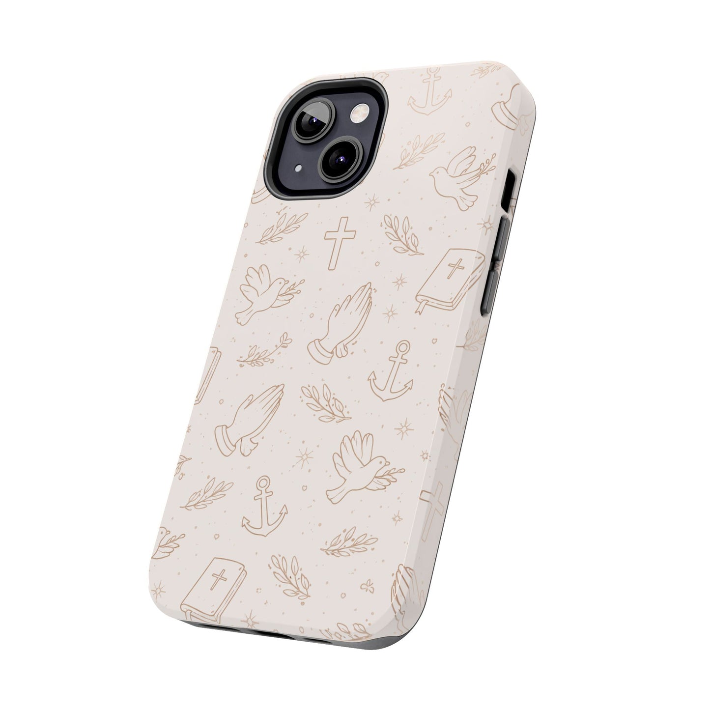Symbols of Grace Phone Case | Christian Floral iPhone Case
