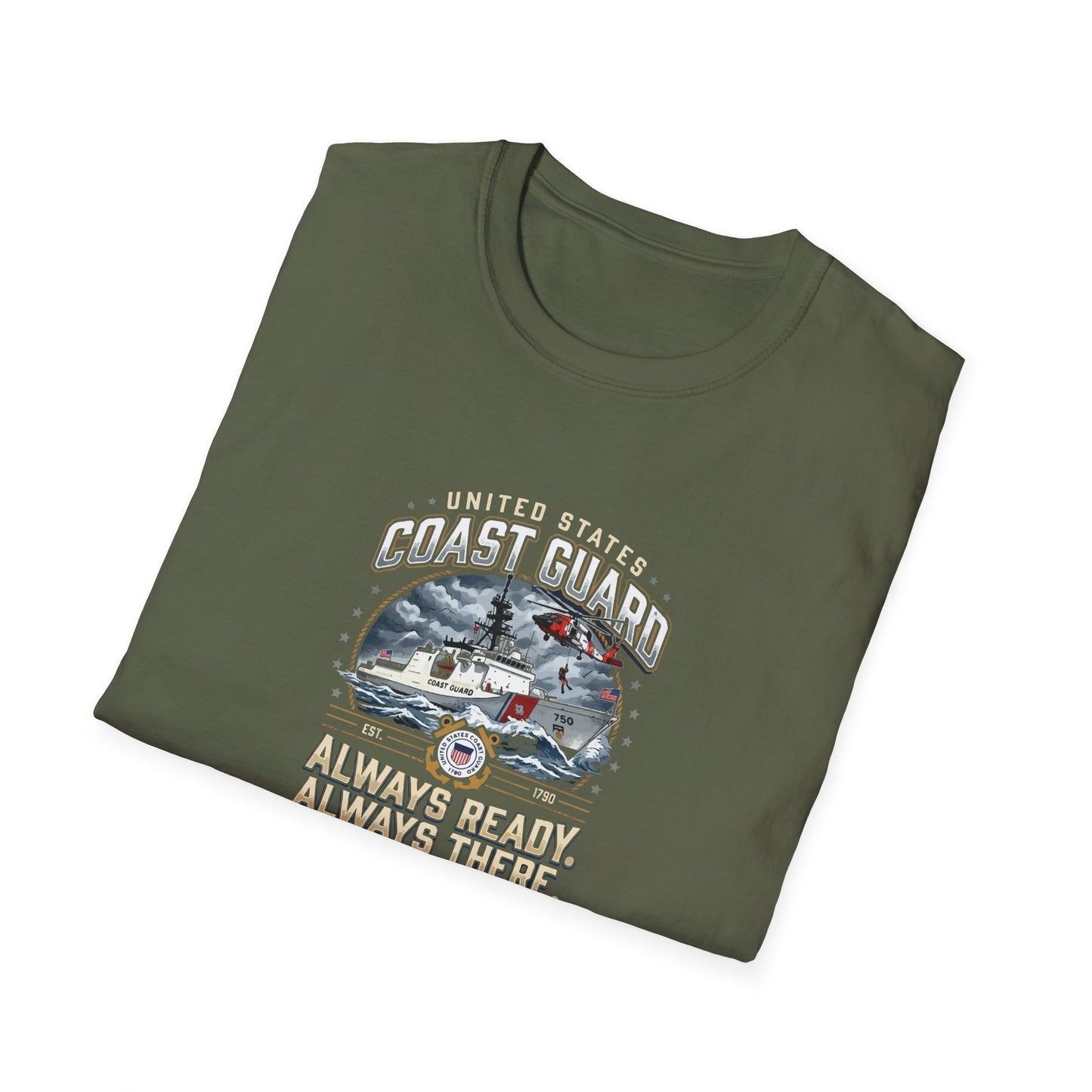 Coast Guard Rescue Always Ready, Always There T-shirt