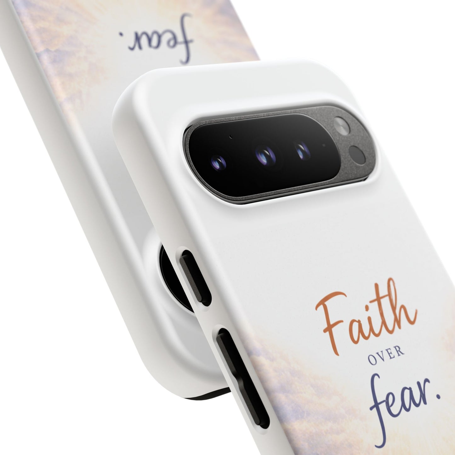 Faith Over Fear Phone Case — Inspirational Christian iPhone Cover