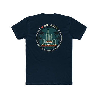 Orlando Fountain Retro Graphic Tee — I  Orlando Travel T‑Shirt