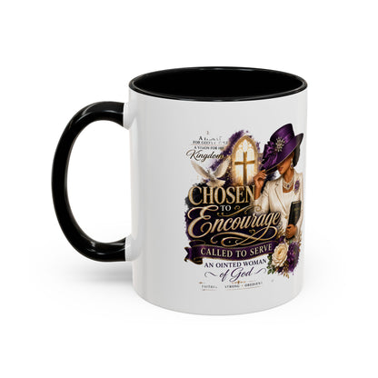 Chosen to Encourage Coffee Mug — Christian Woman Faith Gift (11/15oz)