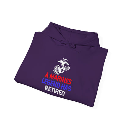 A Marines Legend Has Retired Hoodie