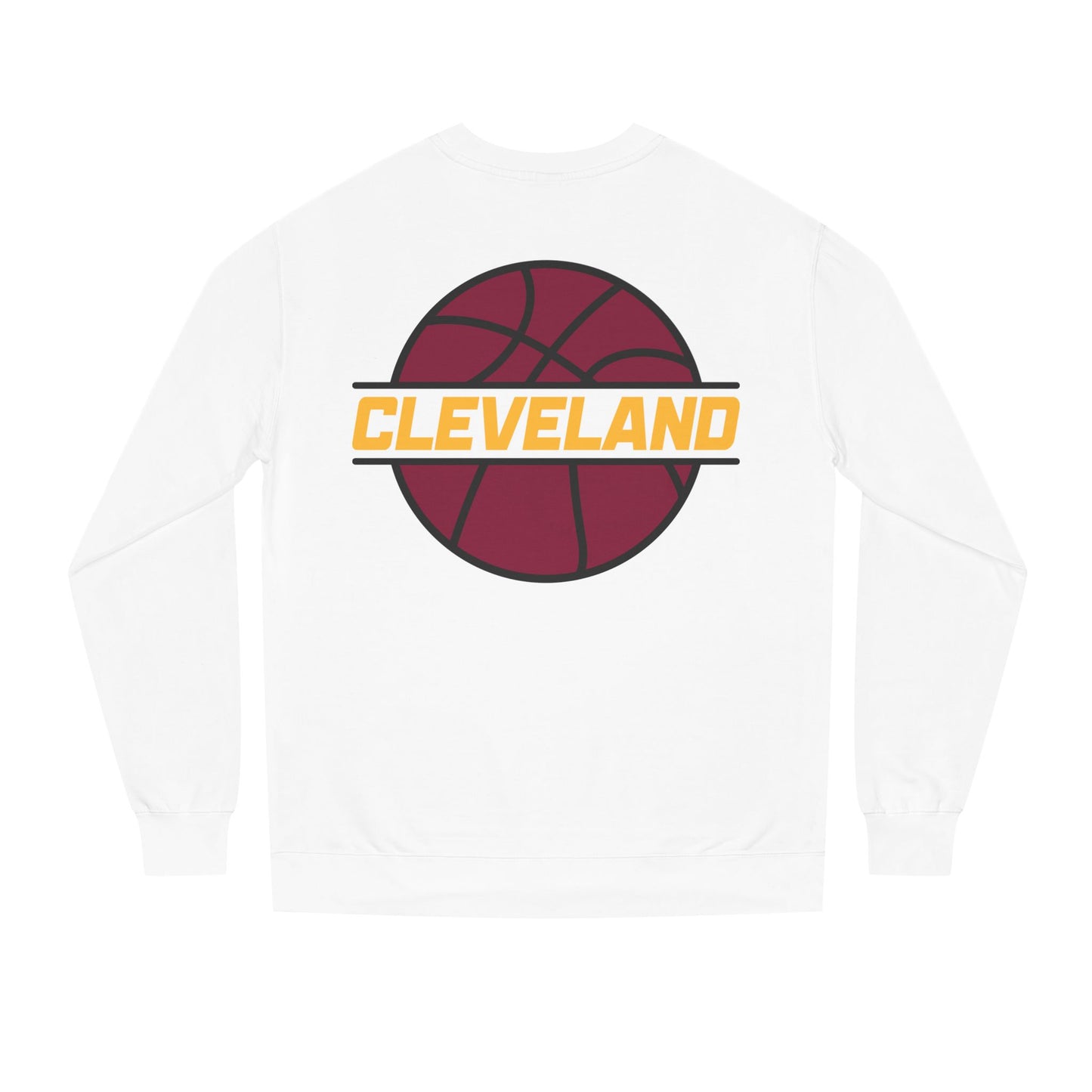 Cleveland Basketball Crewneck Sweatshirt — Retro Hoop Logo