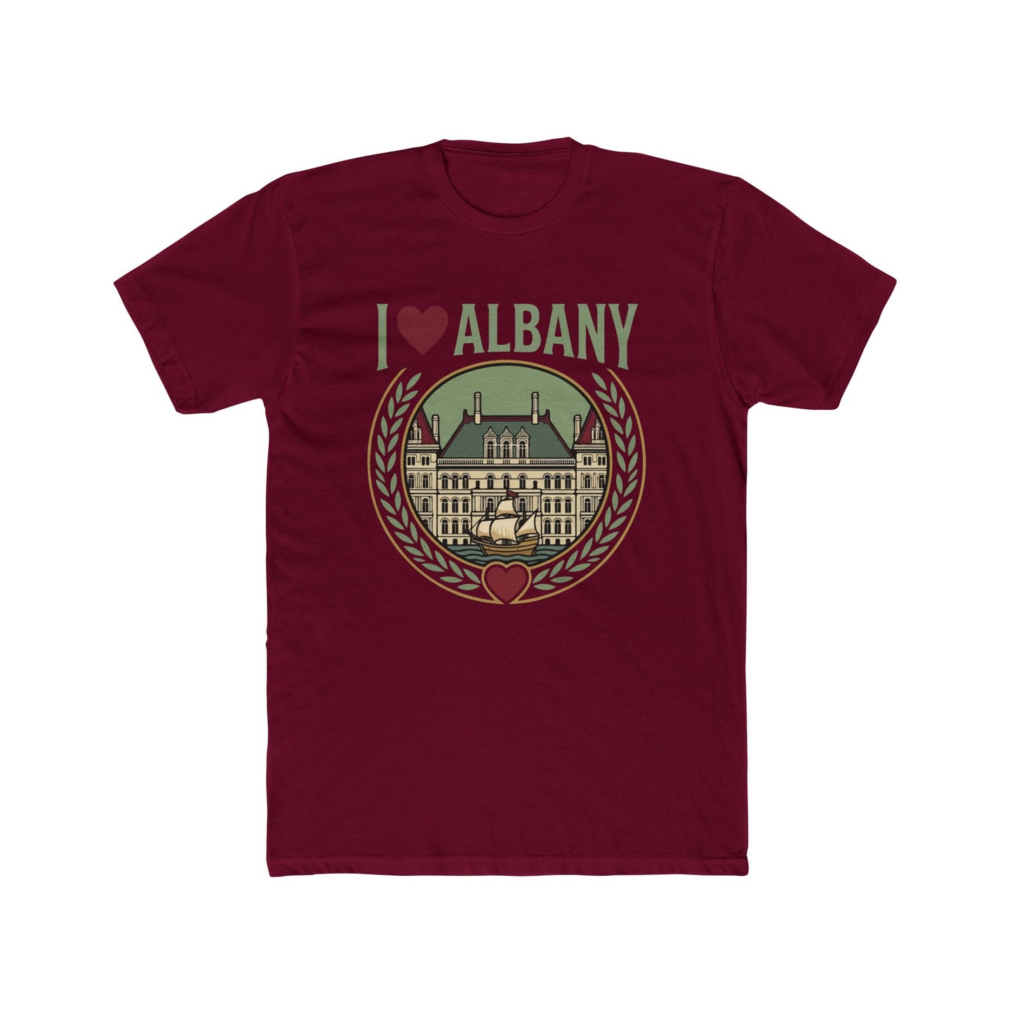 I  Albany T‑Shirt — Vintage Capitol Building City Pride Tee
